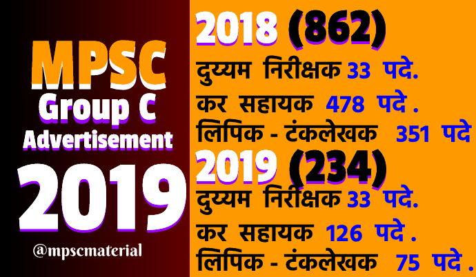 MPSC Group C Combined Advertisement 